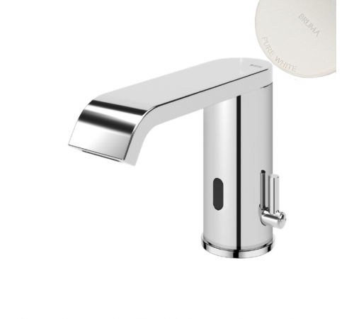 Смеситель для раковины, инфракрасный электронный - Breeze 130 002 4PW белый матовый