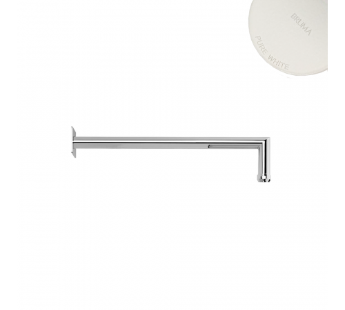 Душевой кронштейн, настенный - 65x65х3 QuadraBlue 145 620 2PW белый матовый