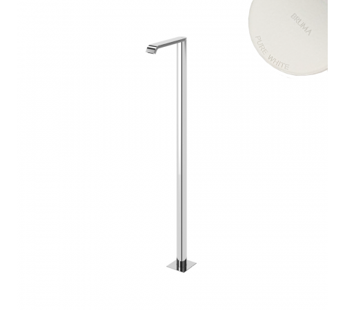 Излив для раковины, напольный - EdgeQ Breeze 145 650 3PW белый матовый
