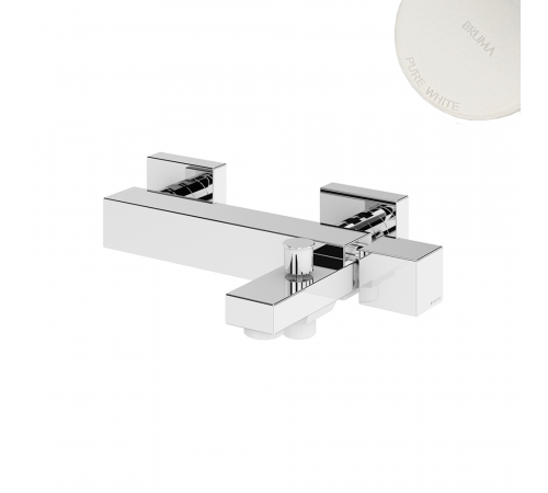 Смеситель для ванны Adamastor 301 030 2PW белый матовый