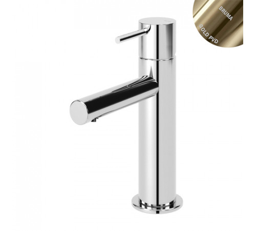 Смеситель для раковины ручка тип 2 Leaf 167 000 8PO золото PVD