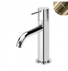 Смеситель для раковины ручка тип 2 Leaf 167 001 2PO золото PVD