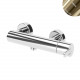 Смеситель для душа ручка тип 2 Leaf 167 310 1PO золото PVD