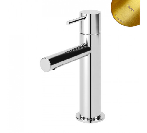 Смеситель для раковины ручка тип 2 Leaf 167 000 8SR золото матовое