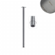 Смеситель для раковины с прогрессивным картриджем, потолочный  - 1,5 м - EloQ Lusa 126 710 1ST хром матовый