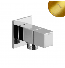 Угловой кран с подключением 3/8 - Quadra 126 280 2SR золото матовое