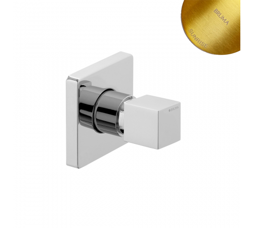 Запорный вентиль 3/4  - Quadra 139 590 4SR золото матовое
