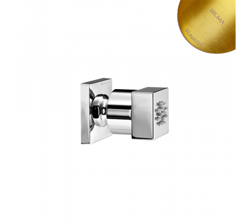 Форсунка, настенная - Quadra 145 560 6SR золото матовое