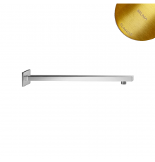 Душевой кронштейн, настенный - 65x65х3 QuadraFlow 145 621 5SR золото матовое