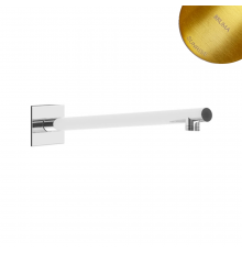 Душевой кронштейн, настенный - 65x65х3 FlowQ 145 621 9SR золото матовое