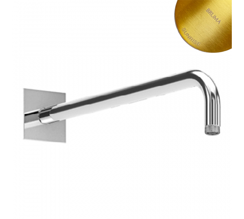 Душевой кронштейн, настенный - 65x65х3 BlueQ 145 622 3SR золото матовое