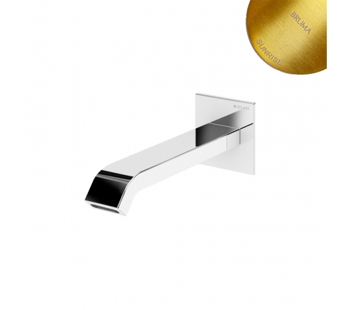 Излив на стену для ванны Linea 145 641 5SR золото матовое