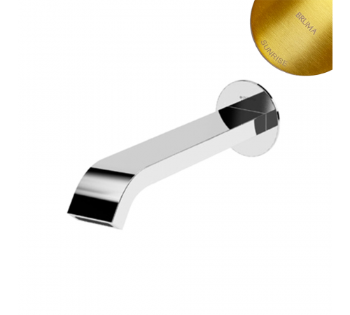 Излив на стену для ванны - EdgeR 145 642 0SR золото матовое