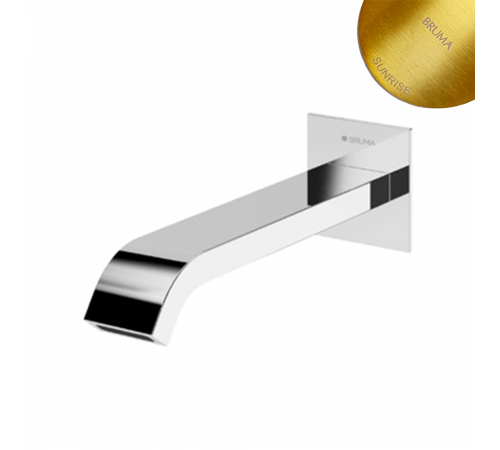 Излив для ванны - EdgeQ Breeze 145 642 3SR золото матовое