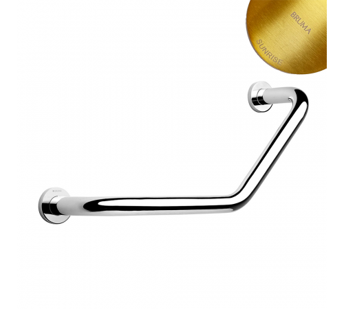 Поручень с углом 130° Maris 149 001 2SR золото матовое