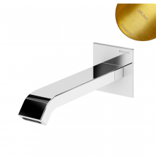 Излив для раковины, настенный, 200 мм - Linea 156 941 9SR золото матовое