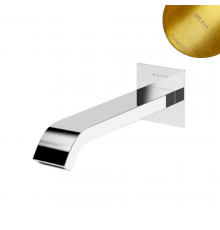 Излив для раковины, настенный, 205 мм - EdgeQ 156 942 6SR золото матовое