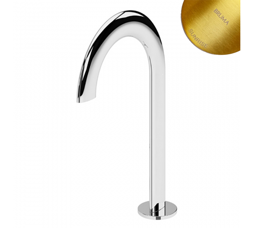 Излив для раковины, настольный - Genesi 156 944 5SR золото матовое