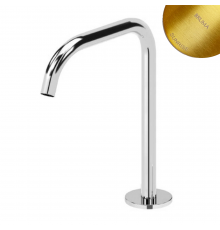 Налив для умывальника, настольный, на 3 отверстия - Leaf/Lusitano 167 450 5SR золото матовое