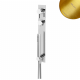 Смеситель для скрытого монтажа, на 2 выхода, с ручным душем Breeze 168 200 2SR золото матовое