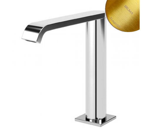 Излив для раковины, настольный, на 3 отверстия - Breeze 168 450 0SR золото матовое