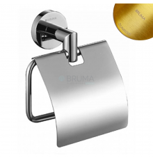 Держатель туалетной бумаги с крышкой Maris 177 001 6SR золото матовое