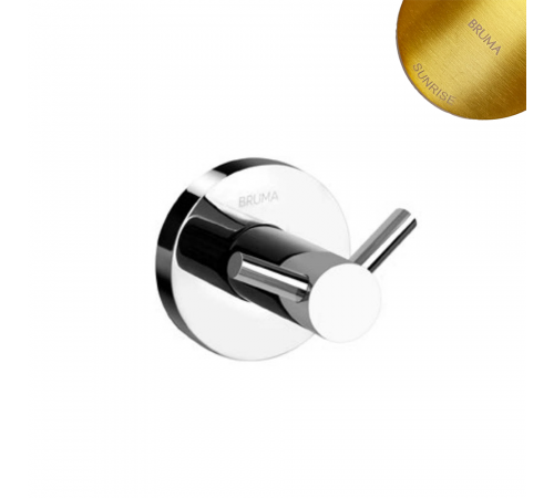 Крючок двойной Maris 177 510 0SR золото матовое