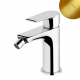 Смеситель для биде со сливным клапаном push-open 1 1/4'' - Liz Nautic 181 023 1SR золото матовое