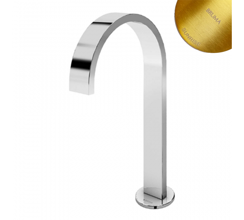 Излив для раковины, настольный - EdgeR 183 450 0SR золото матовое
