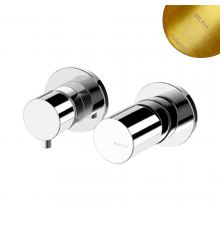 Смеситель скрытого монтажа на 2 отверстия, с 3 выходами Adagio 193 142 1SR золото матовое
