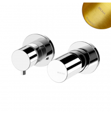 Смеситель скрытого монтажа на 2 отверстия, с 2 выходами Adagio 193 162 1SR золото матовое