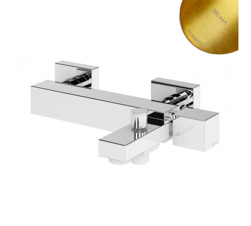 Смеситель для ванны Adamastor 301 030 2SR золото матовое