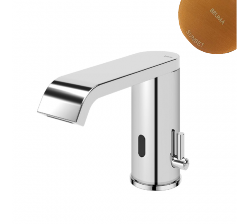 Смеситель для раковины, инфракрасный электронный - Breeze 130 002 4SS бронза матовая