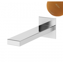 Излив на стену для ванны - FlatQ Lusa 145 641 6SS бронза матовая