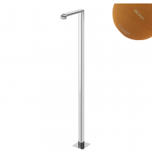 Излив для раковины, напольный - EdgeQ Breeze 145 650 3SS бронза матовая