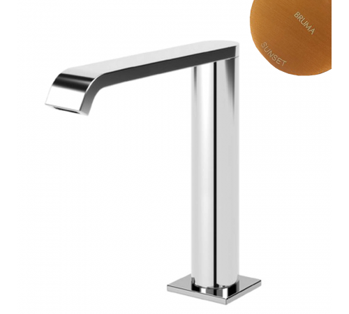 Излив для раковины, настольный, на 3 отверстия - Breeze 168 450 0SS бронза матовая