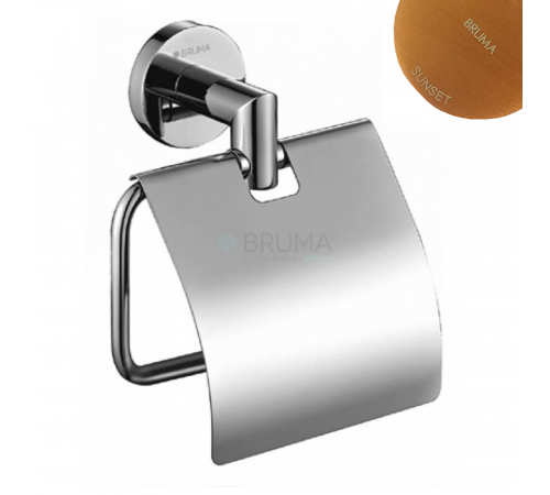 Держатель туалетной бумаги с крышкой Maris 177 001 6SS бронза матовая