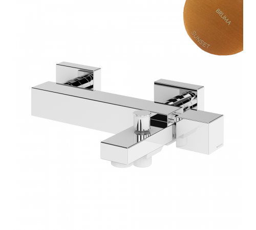 Смеситель для ванны Adamastor 301 030 2SS бронза матовая